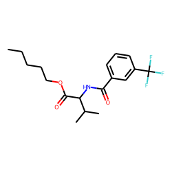 L-Valine, N-(3-trifluoromethylbenzoyl)-, pentyl ester