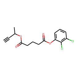 Glutaric acid, 2,3-dichlorophenyl but-3-yn-2-yl ester