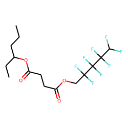 Succinic acid, 2,2,3,3,4,4,5,5-octafluoropentyl 3-hexyl ester