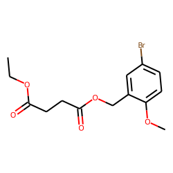 Succinic acid, 5-bromo-2-methoxybenzyl ethyl ester