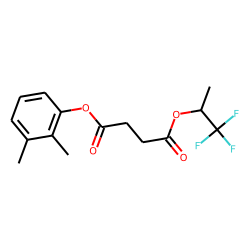 Succinic acid, 1,1,1-trifluoroprop-2-yl 2,3-dimethylphenyl ester