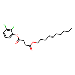 Succinic acid, 2,3-dichlorophenyl dec-4-en-1-yl ester
