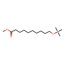 Methyl 10-hydroxydecanoate, TMS