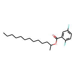 2,5-Difluorobenzoic acid, 2-tridecyl ester