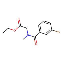 Sarcosine, N-(3-bromobenzoyl)-, ethyl ester