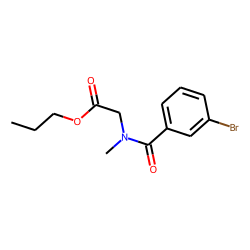 Sarcosine, N-(3-bromobenzoyl)-, propyl ester