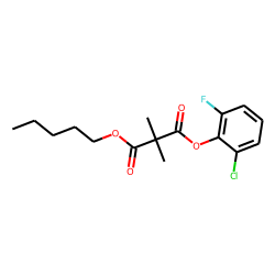 Dimethylmalonic acid, 2-chloro-6-fluorophenyl pentyl ester