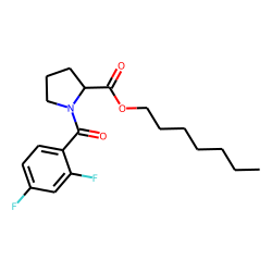 L-Proline, N-(2,4-difluorobenzoyl)-, heptyl ester