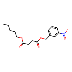 Succinic acid, 3-nitrobenzyl pentyl ester