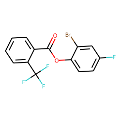 2-Trifluoromethylbenzoic acid, 2-bromo-4-fluorophenyl ester