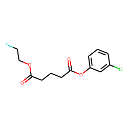 Glutaric acid, 3-chlorophenyl 2-fluoroethyl ester