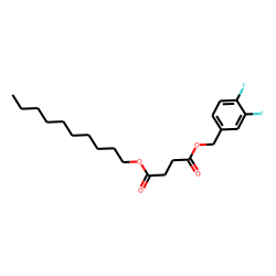 Succinic acid, decyl 3,4-difluorobenzyl ester