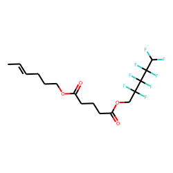 Glutaric acid, hex-4-en-1-yl 2,2,3,3,4,4,5,5-octafluoropentyl ester