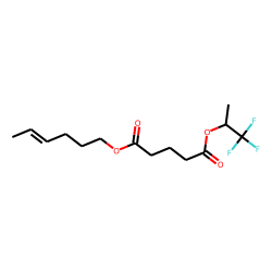 Glutaric acid, hex-4-en-1-yl 1,1,1-trifluoroprop-2-yl ester