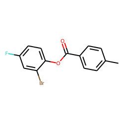 p-Toluic acid, 2-bromo-4-fluorophenyl ester