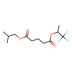 Glutaric acid, 1,1,1-trifluoroprop-2-yl isobutyl ester