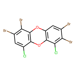 Dibenzodioxin, 2,3,6,7-tetrabromo-, 1,9-dichloro-