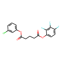 Glutaric acid, 3-chlorophenyl 2,3,4-trifluorophenyl ester
