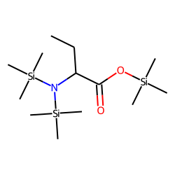 Butanoic acid, 2-amino, O,N,N-tris-TMS