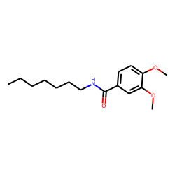 Benzamide, 3,4-dimethoxy-N-heptyl-