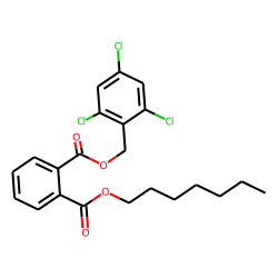Phthalic acid, heptyl 2,4,6-trichlorobenzyl ester