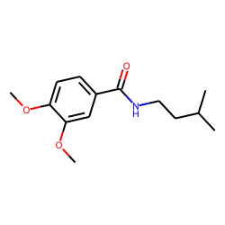 Benzamide, 3,4-dimethoxy-N-(3-methylbutyl)-