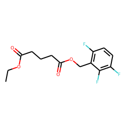 Glutaric acid, ethyl 2,3,6-trifluorobenzyl ester