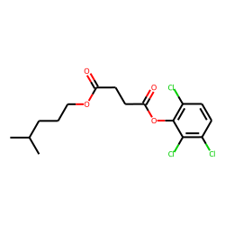 Succinic acid, isohexyl 2,3,6-trichlorophenyl ester