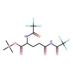 L-Glutamine, N,N'-di(trifluoroacetyl)-, trimethylsilyl ester