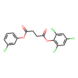 Succinic acid, 2,4,6-trichlorophenyl 3-chlorophenyl ester