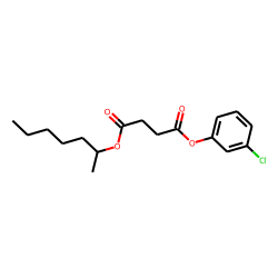 Succinic acid, hept-2-yl 3-chlorophenyl ester