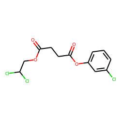 Succinic acid, 2,2-dichloroethyl 3-chlorophenyl ester