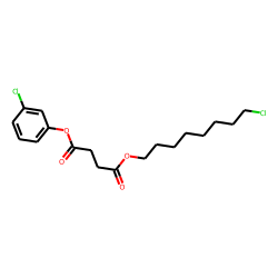 Succinic acid, 8-chlorooctyl 3-chlorophenyl ester