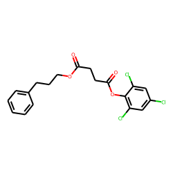 Succinic acid, 2,4,6-trichlorophenyl 3-phenylpropyl ester