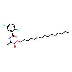 D-Alanine, N-(2,5-difluorobenzoyl)-, pentadecyl ester