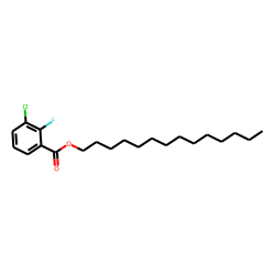 3-Chloro-2-fluorobenzoic acid, tetradecyl ester