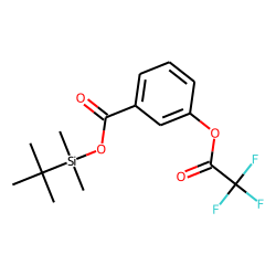 Benzoic acid, 3-trifluoroacetyloxy-, tert.-butyldimethylsilyl ester