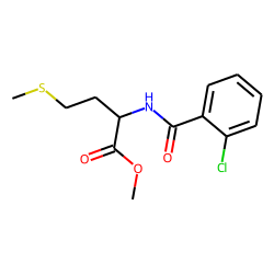 l-Methionine, N-(2-chlorobenzoyl)-, methyl ester