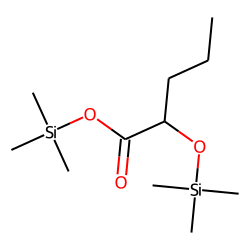 Pentanoic acid, 2-[(trimethylsilyl)oxy]-, trimethylsilyl ester