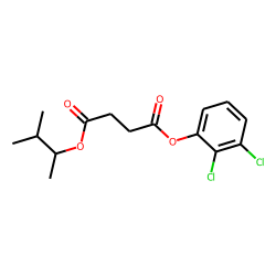 Succinic acid, 3-methylbut-2-yl 2,3-dichlorophenyl ester