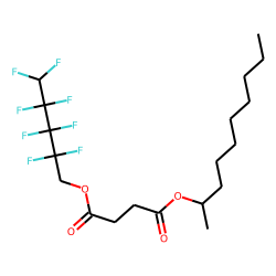 Succinic acid, 2,2,3,3,4,4,5,5-octafluoropentyl 2-decyl ester