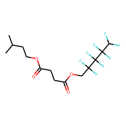 Succinic acid, 3-methylbutyl 2,2,3,3,4,4,5,5-octafluoropentyl ester