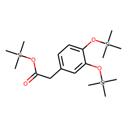 Benzeneacetic acid, 3,4-bis[(trimethylsilyl)oxy]-, trimethylsilyl ester