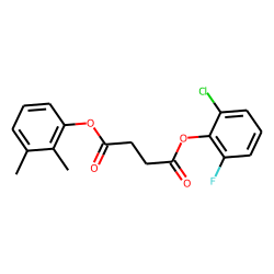 Succinic acid, 2-chloro-6-fluorophenyl 2,3-dimethylphenyl ester