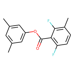 2,6-Difluoro-3-methylbenzoic acid, 3,5-dimethylphenyl ester