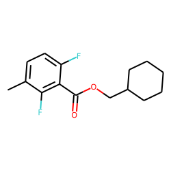 2,6-Difluoro-3-methylbenzoic acid, cyclohexylmethyl ester