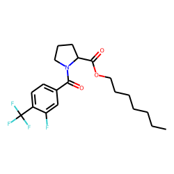 L-Proline, N-(3-fluoro-4-trifluoromethylbenzoyl)-, heptyl ester