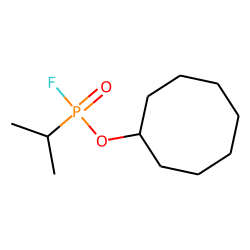 Cyclooctyl isopropylphosphonofluoridate