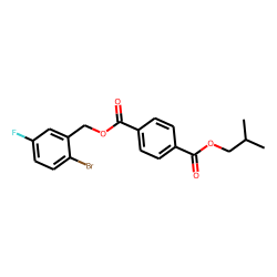 Terephthalic acid, 2-bromo-5-fluorobenzyl isobutyl ester