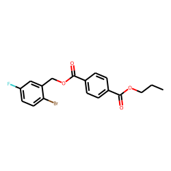 Terephthalic acid, 2-bromo-5-fluorobenzyl propyl ester
